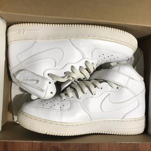 Mid top White Nike Air G Nikes men’s size 9.5